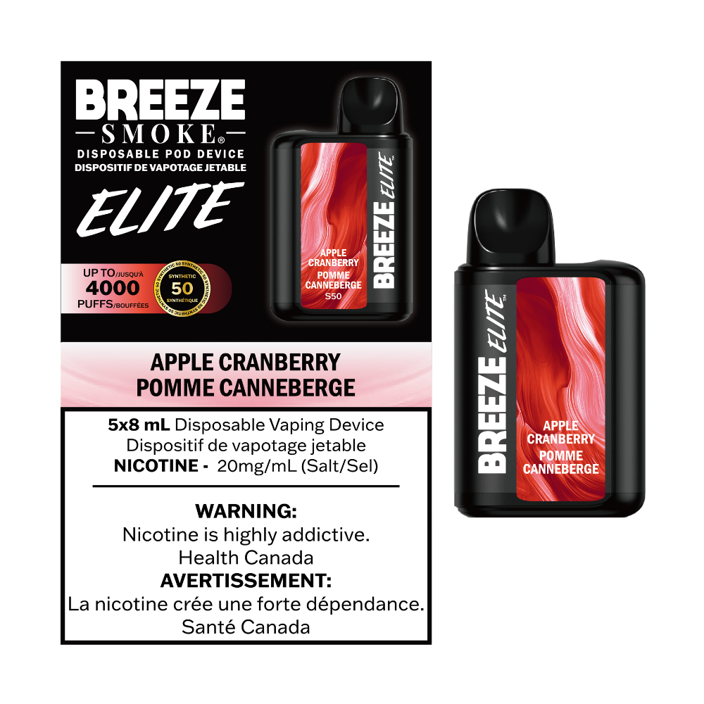 Breeze Elite Disposable S50 4000 Puffs 8mL The Green Hex Vapes Breeze Elite Disposable S50 4000 Puffs 8mL The Green Hex Vapes
